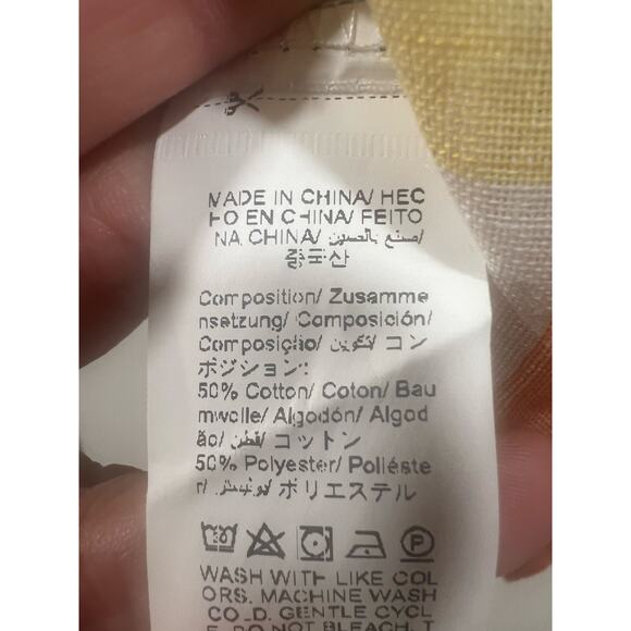 Women’s Plus Size Cotton Sleeveless Ruffle Plaid Colorful Blouse 1X - Picture 5 of 5